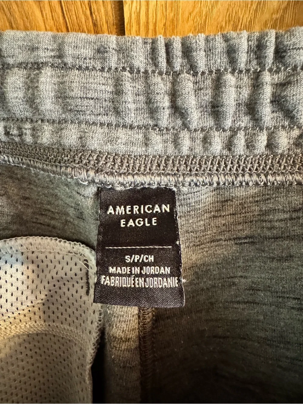 American Eagle Men’s Small Gray Joggers Sweatpants Zip Pockets